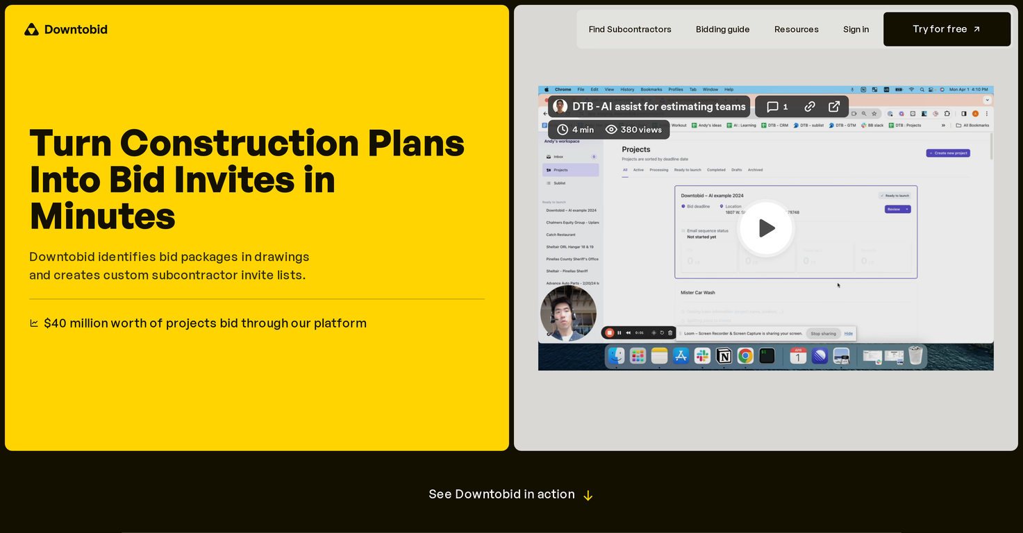 Downtobid screenshot