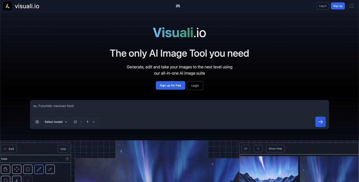 Visuali screenshot