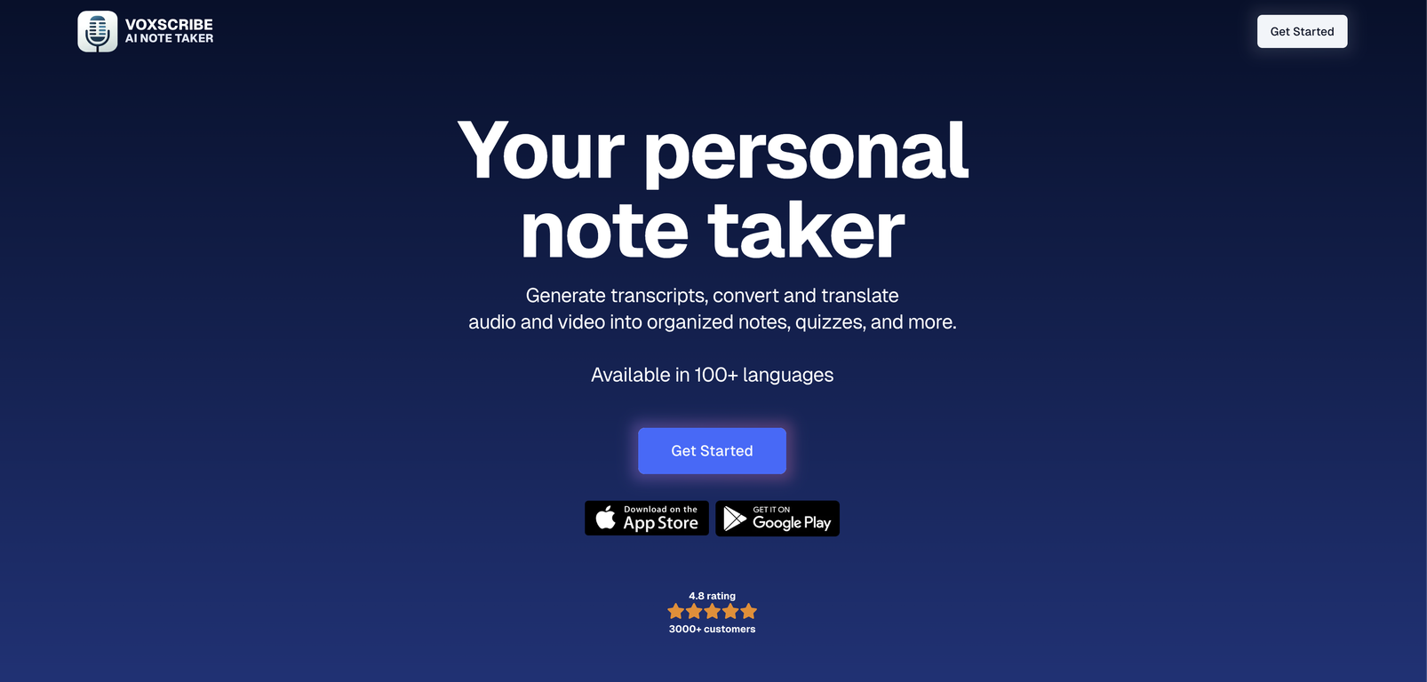 Voxscribe: AI Note Taker screenshot