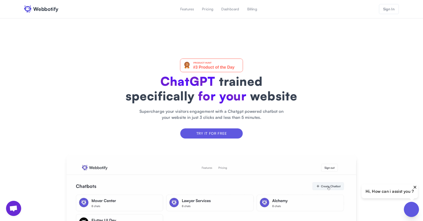 WebBotify screenshot