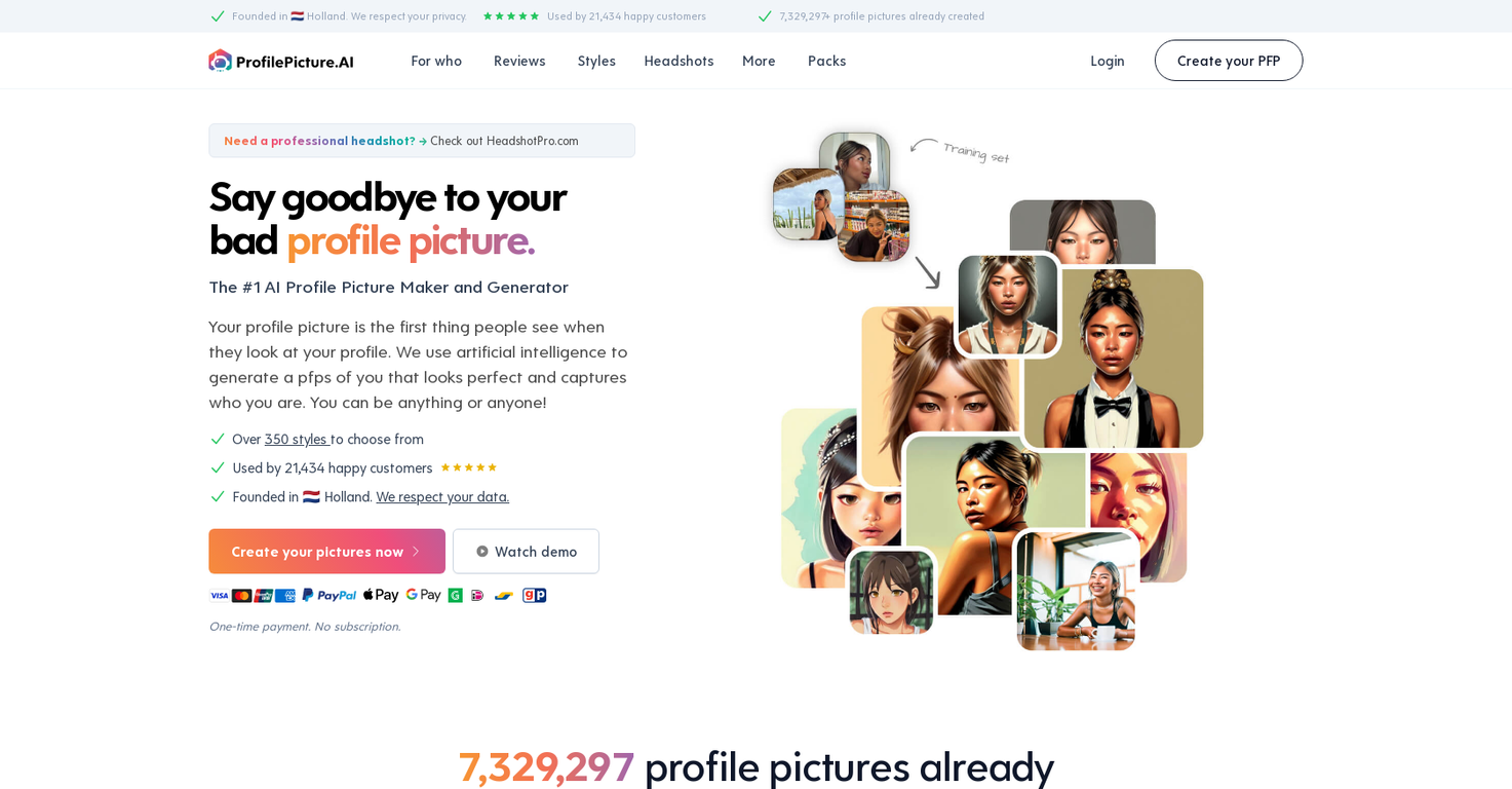 ProfilePicture.ai screenshot