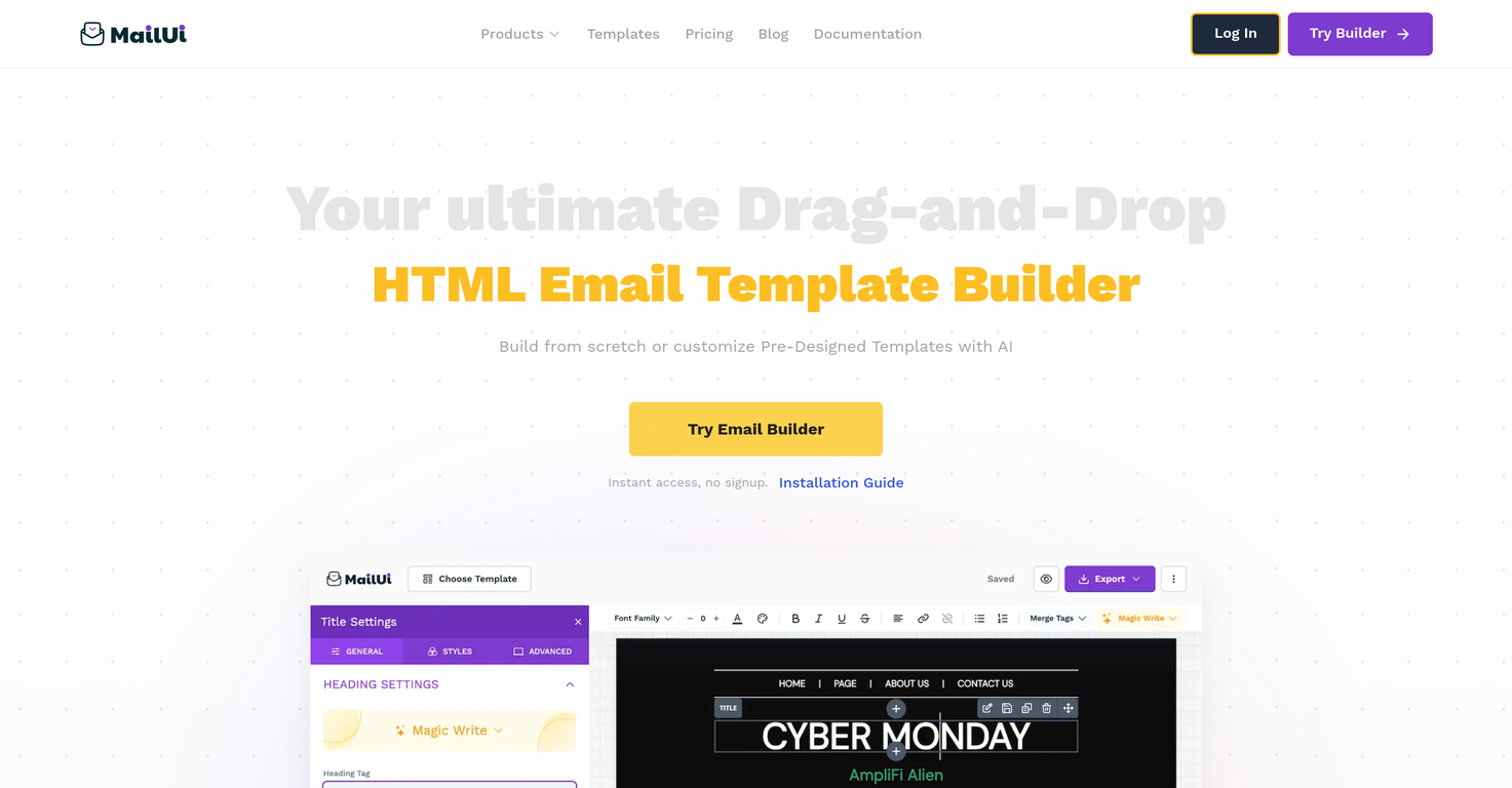 MailUi screenshot
