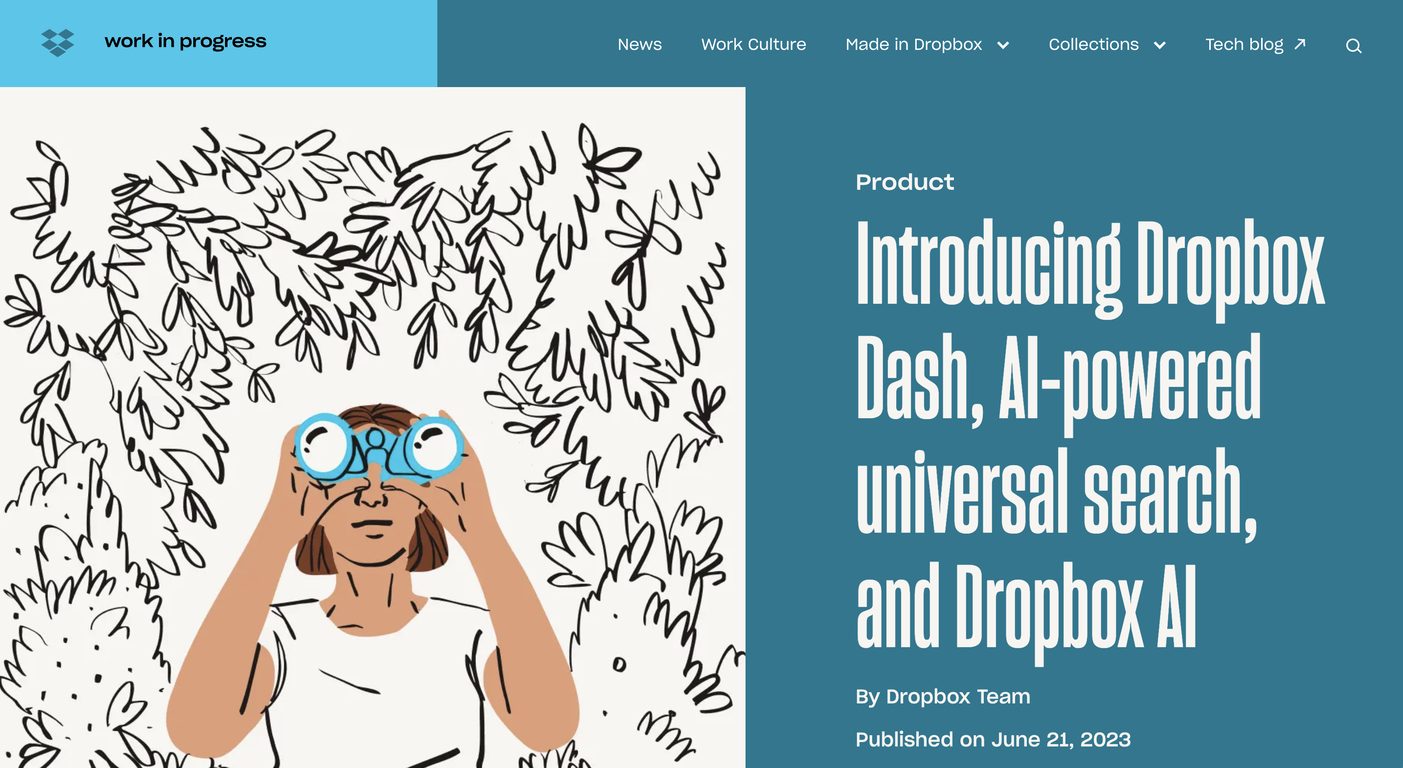 Dropbox AI screenshot