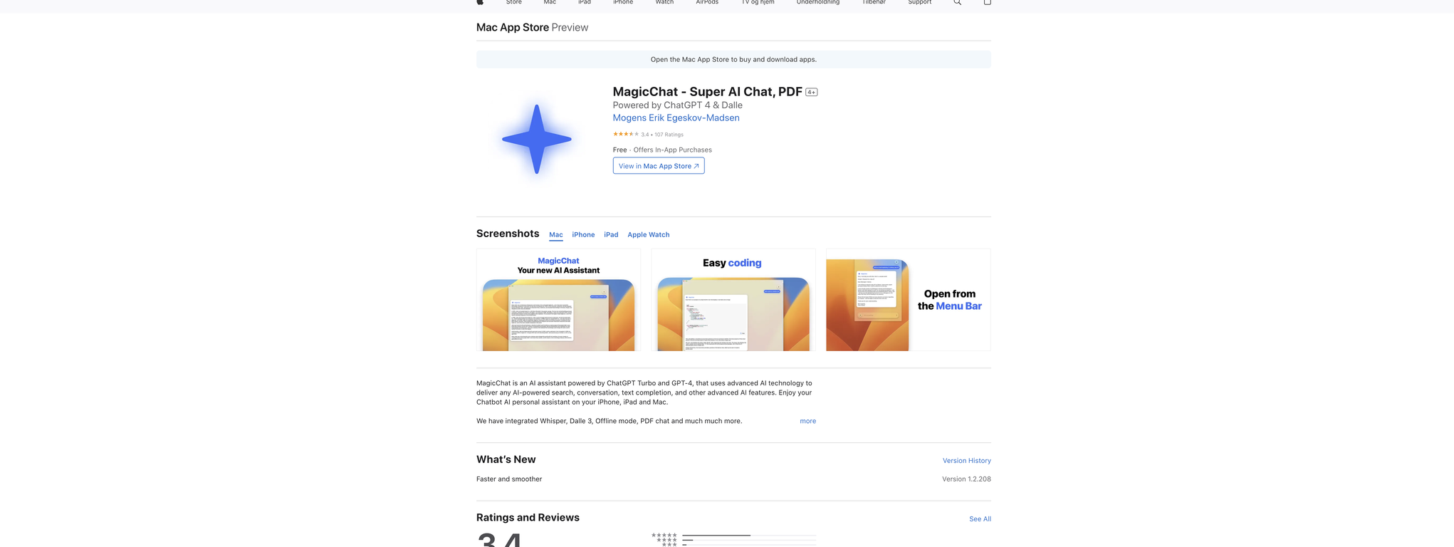 MagicChat screenshot