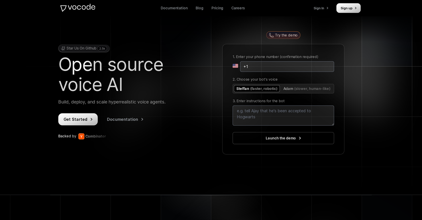 Vocode screenshot