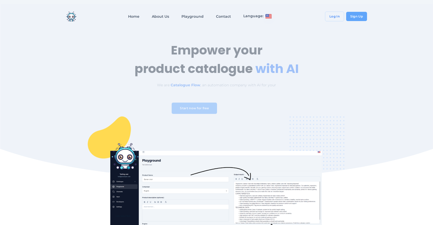 Catalogue Flow screenshot