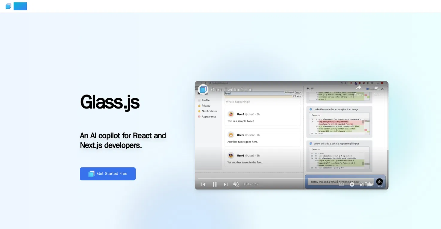 Glass screenshot