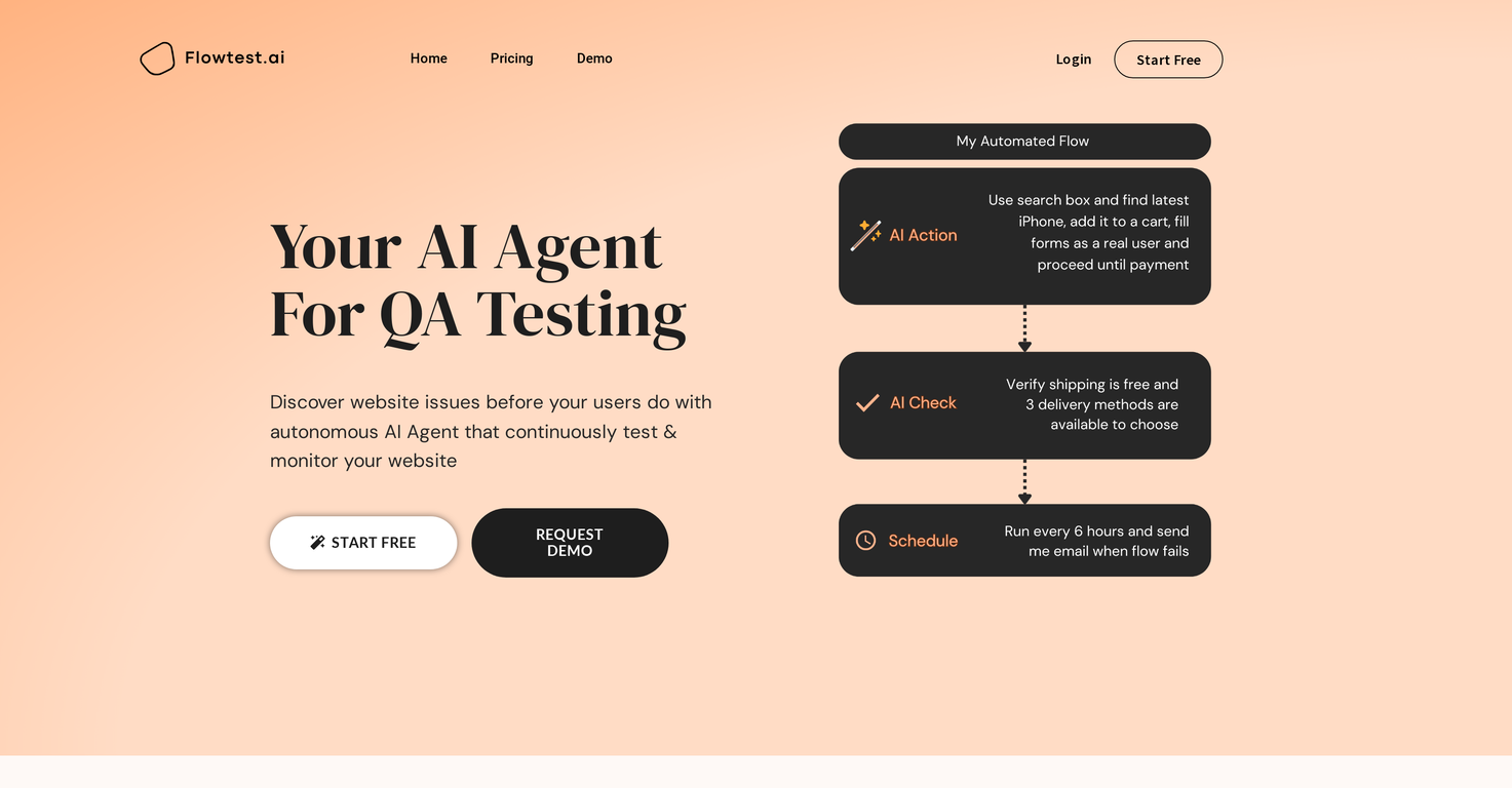 Flowtest screenshot