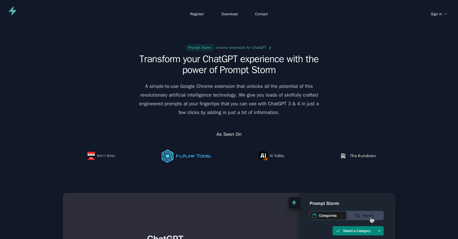 Prompt Storm screenshot