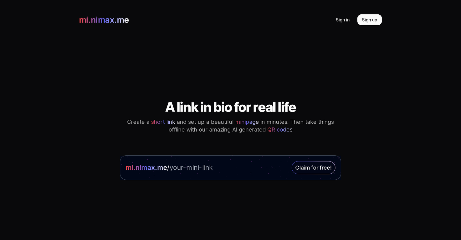 Mi.Nimax screenshot