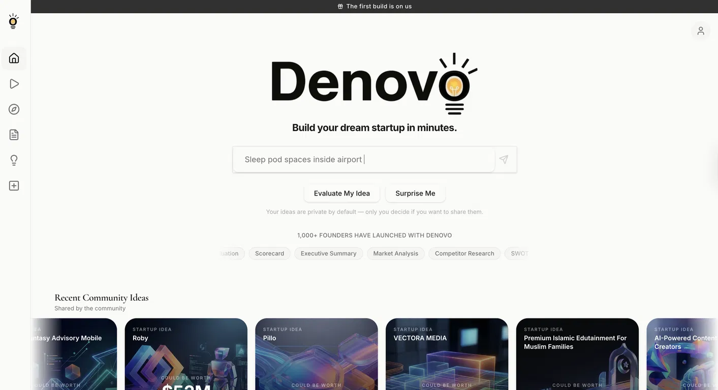 Denovo screenshot