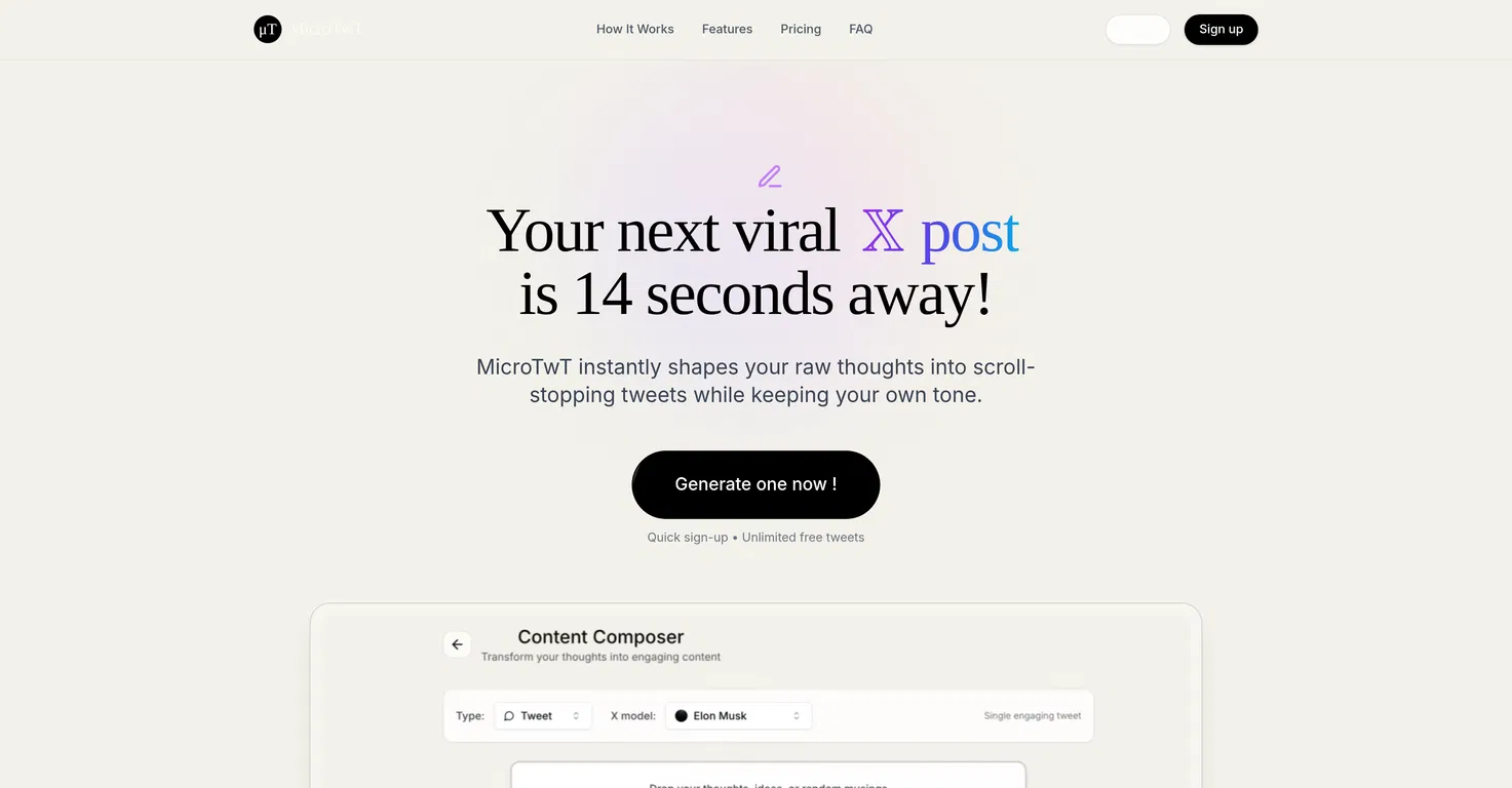 MicroTWT screenshot