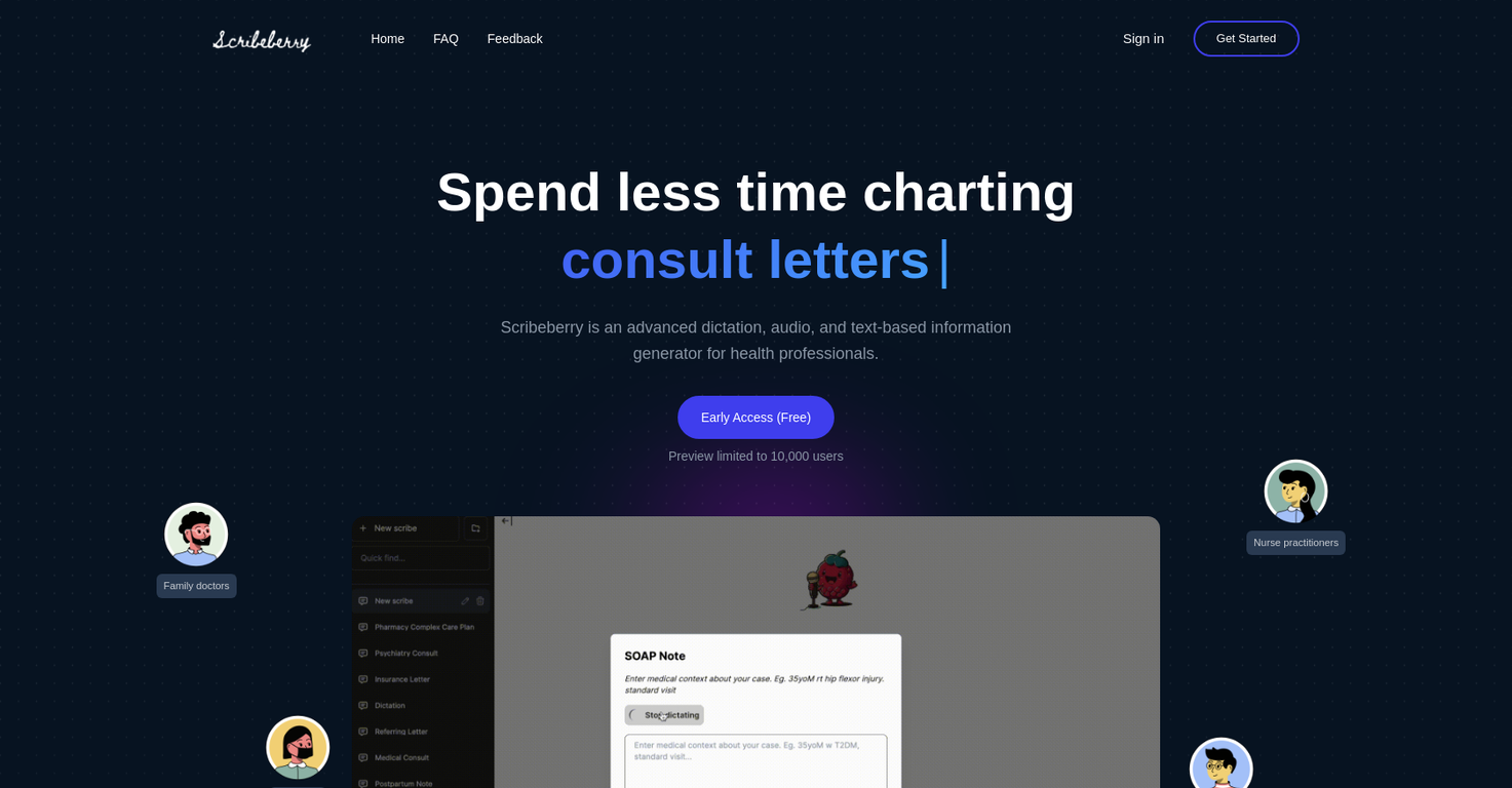 ScribeBerry screenshot