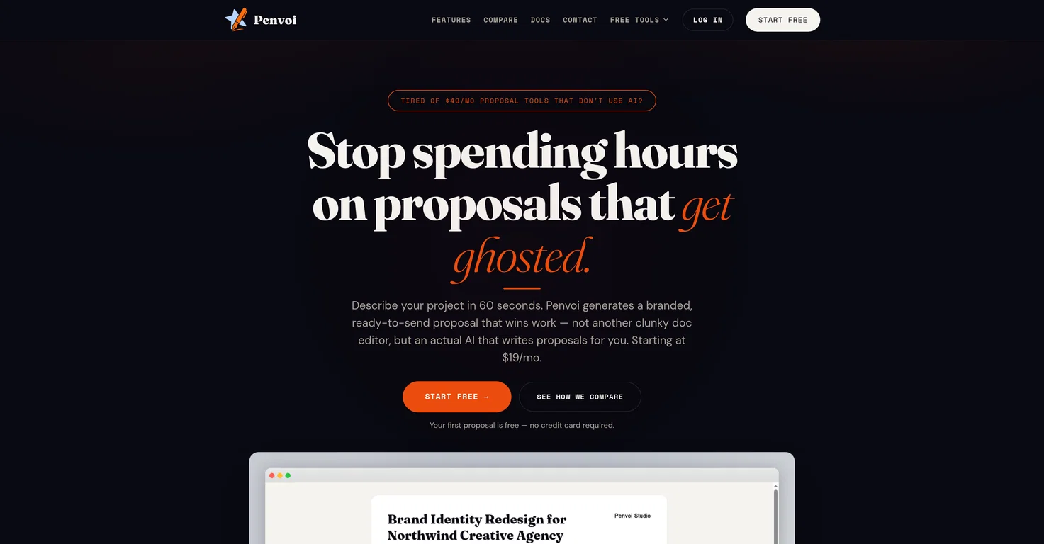 Penvoi screenshot