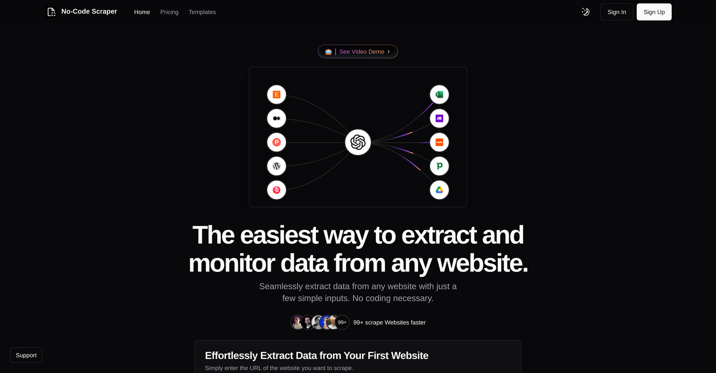 No-Code Scraper screenshot