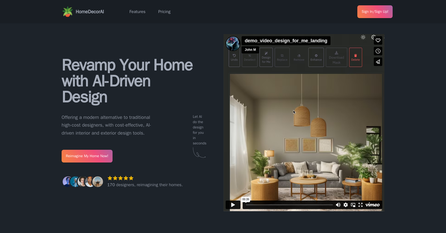 TheHomeDecorAI screenshot