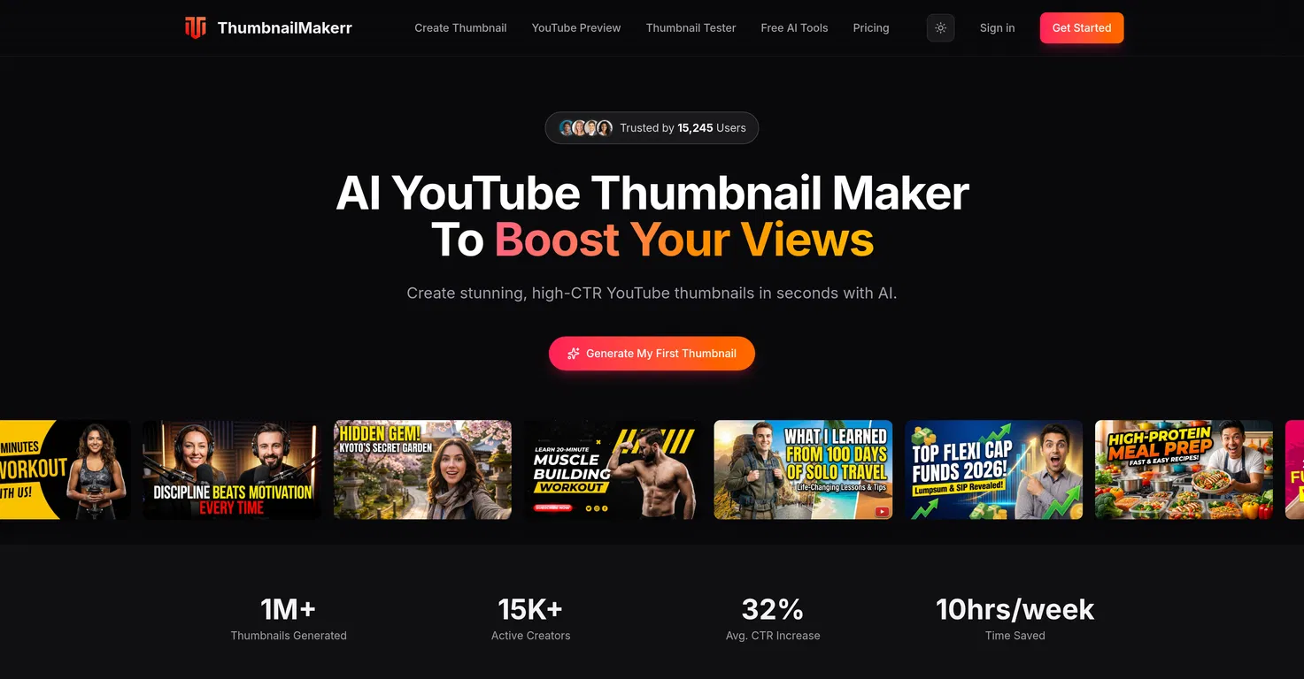 ThumbnailMakerr screenshot