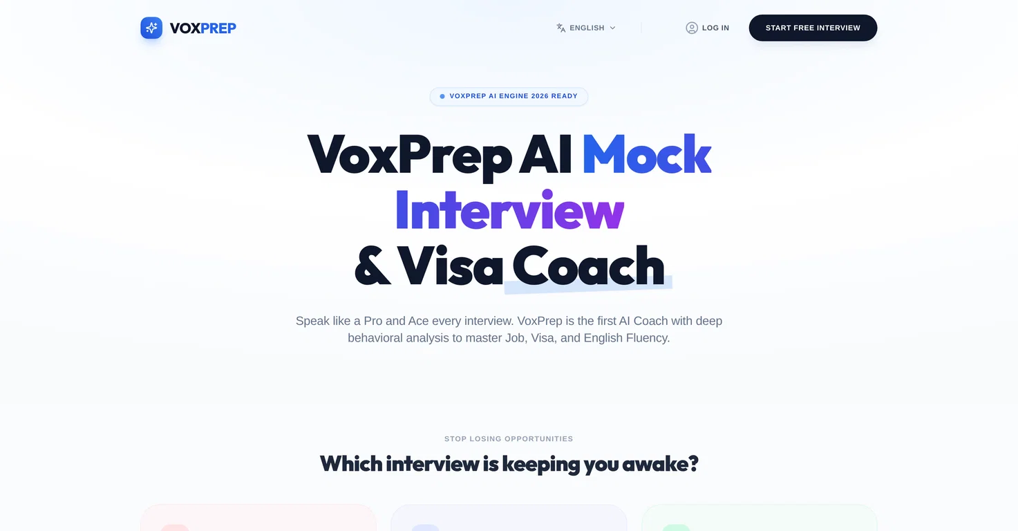VoxPrep AI screenshot