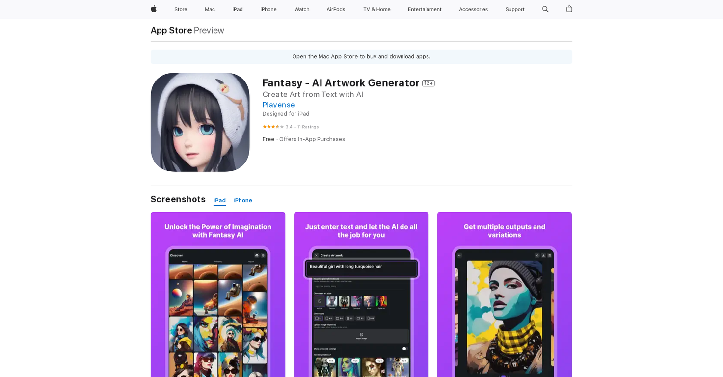 Fantasy screenshot