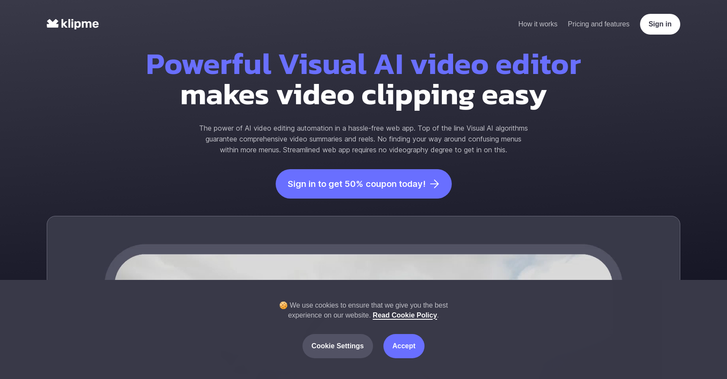 Klipme screenshot