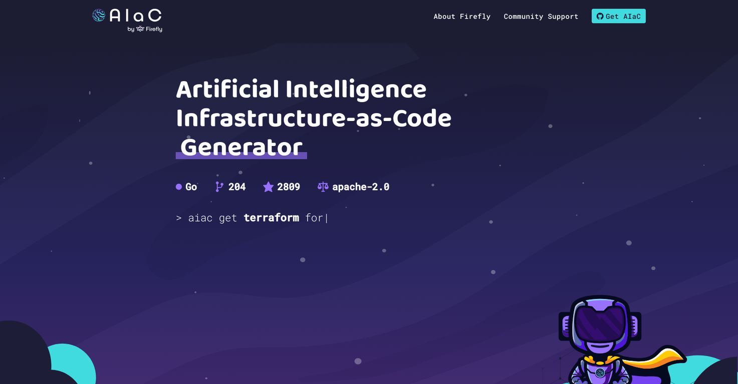 Aiac.dev screenshot