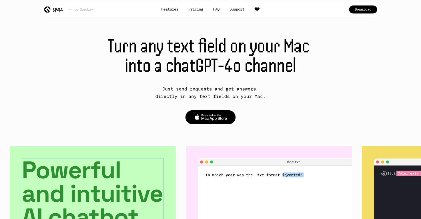 Gep screenshot