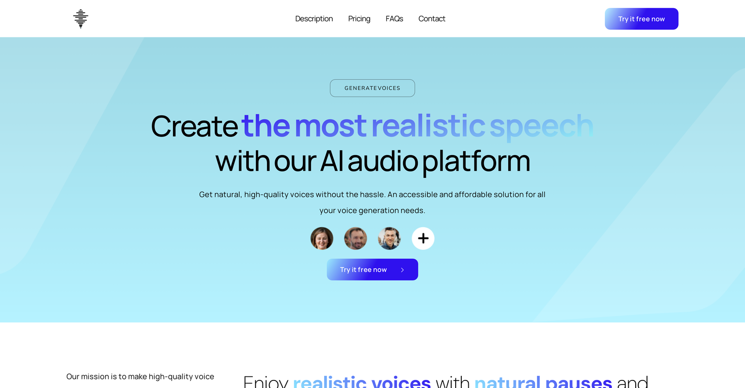 VoiceGen screenshot