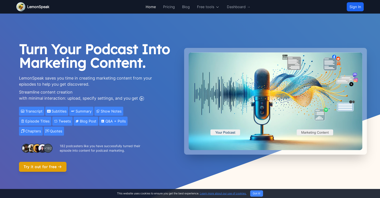 LemonSpeak screenshot