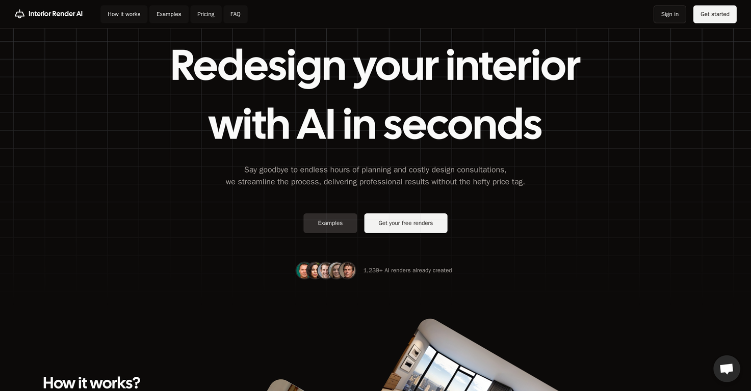 InteriorRenderAI screenshot