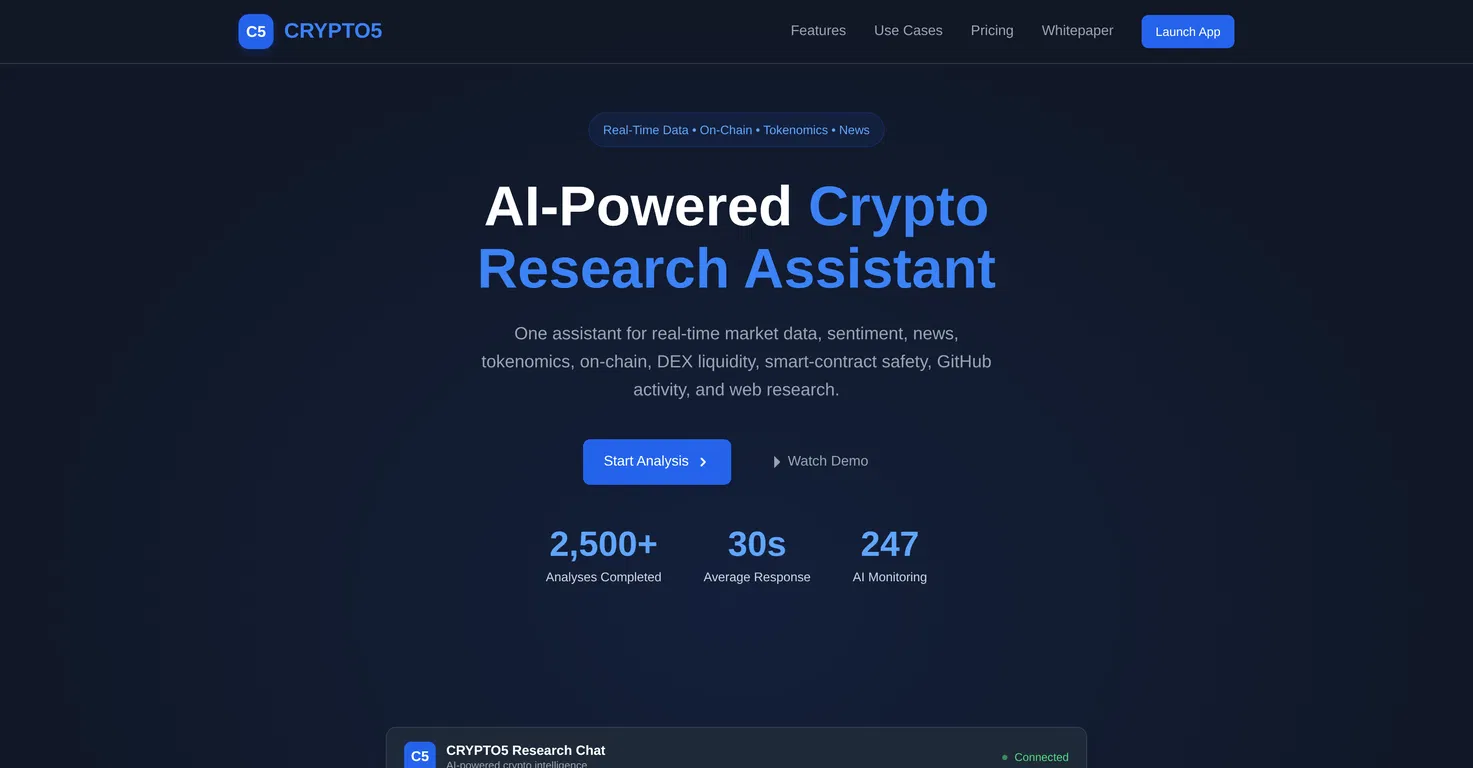 Crypto5 screenshot