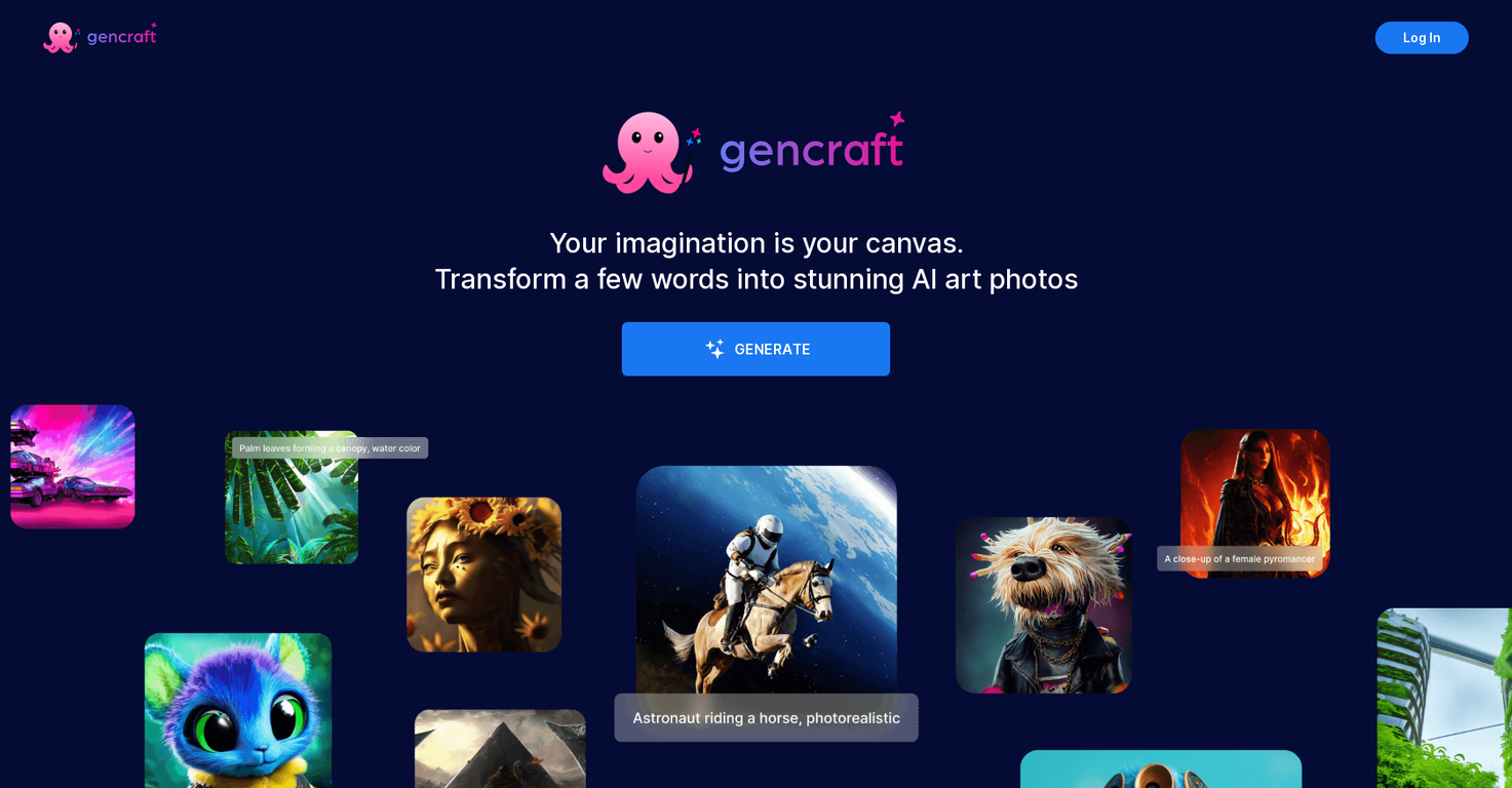Gencraft screenshot
