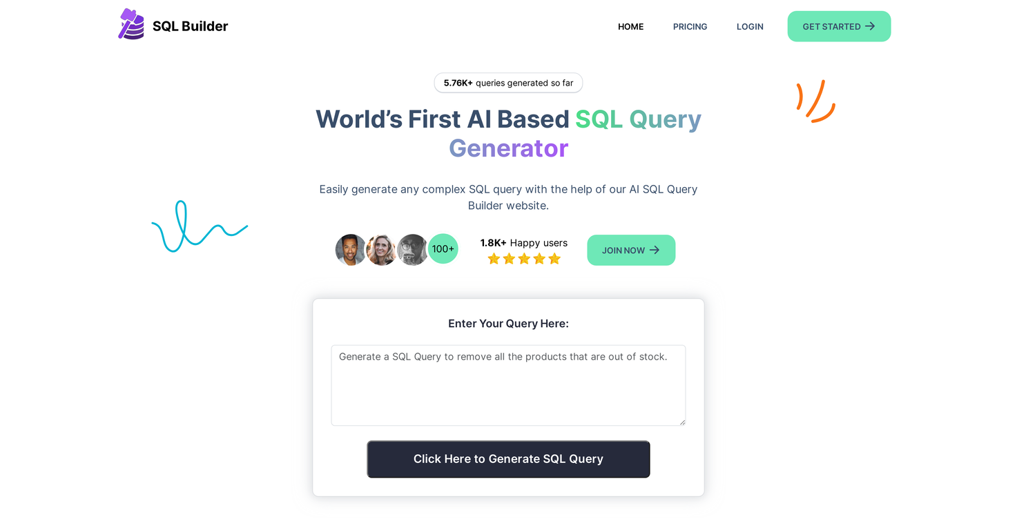 SQL Builder screenshot