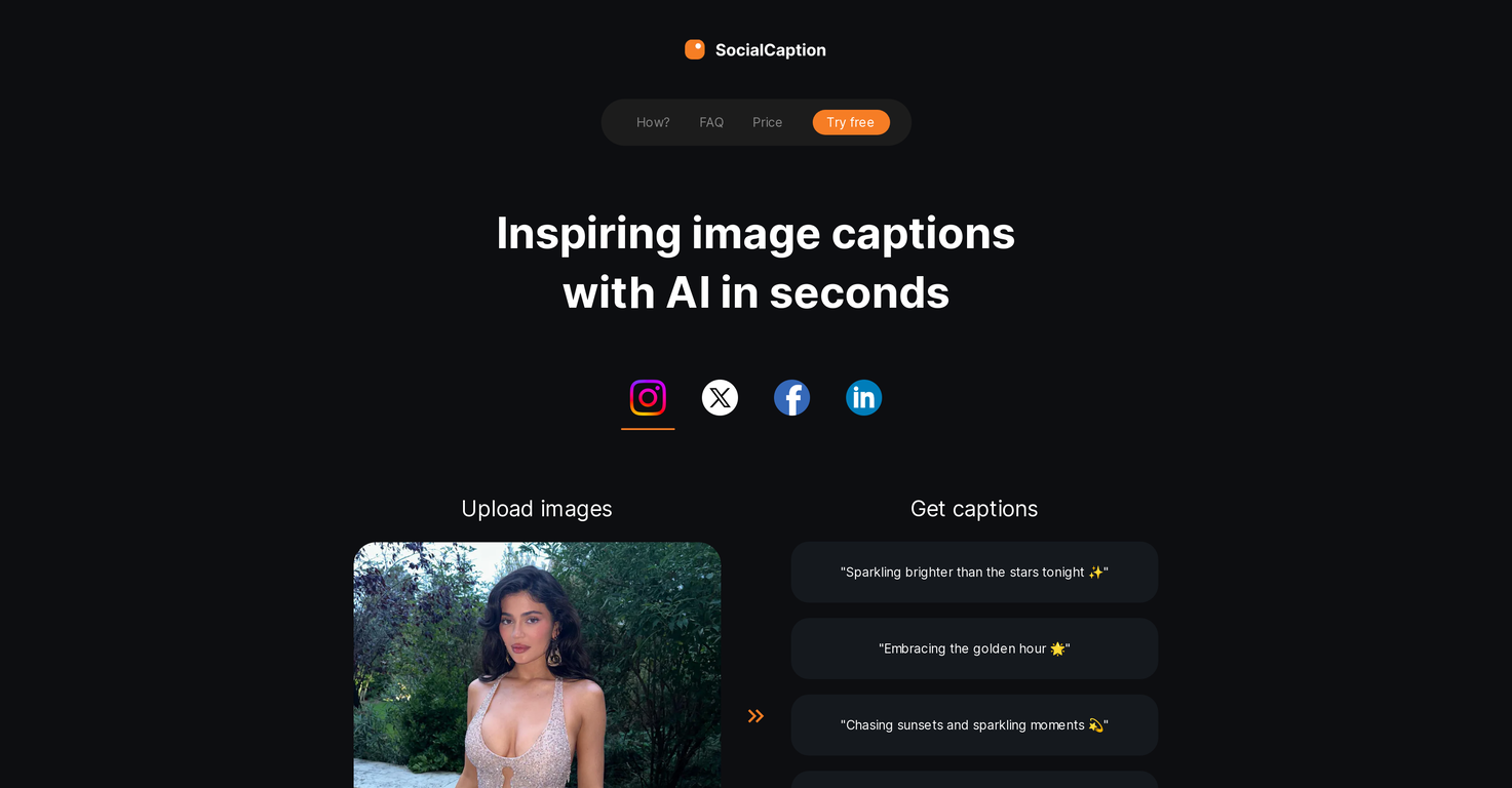 SocialCaption screenshot