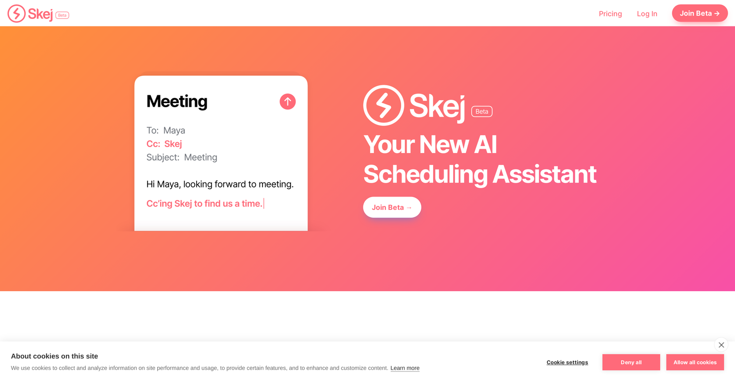 Skej screenshot
