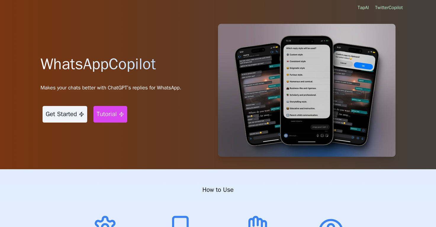 WhatsAppCopilot screenshot