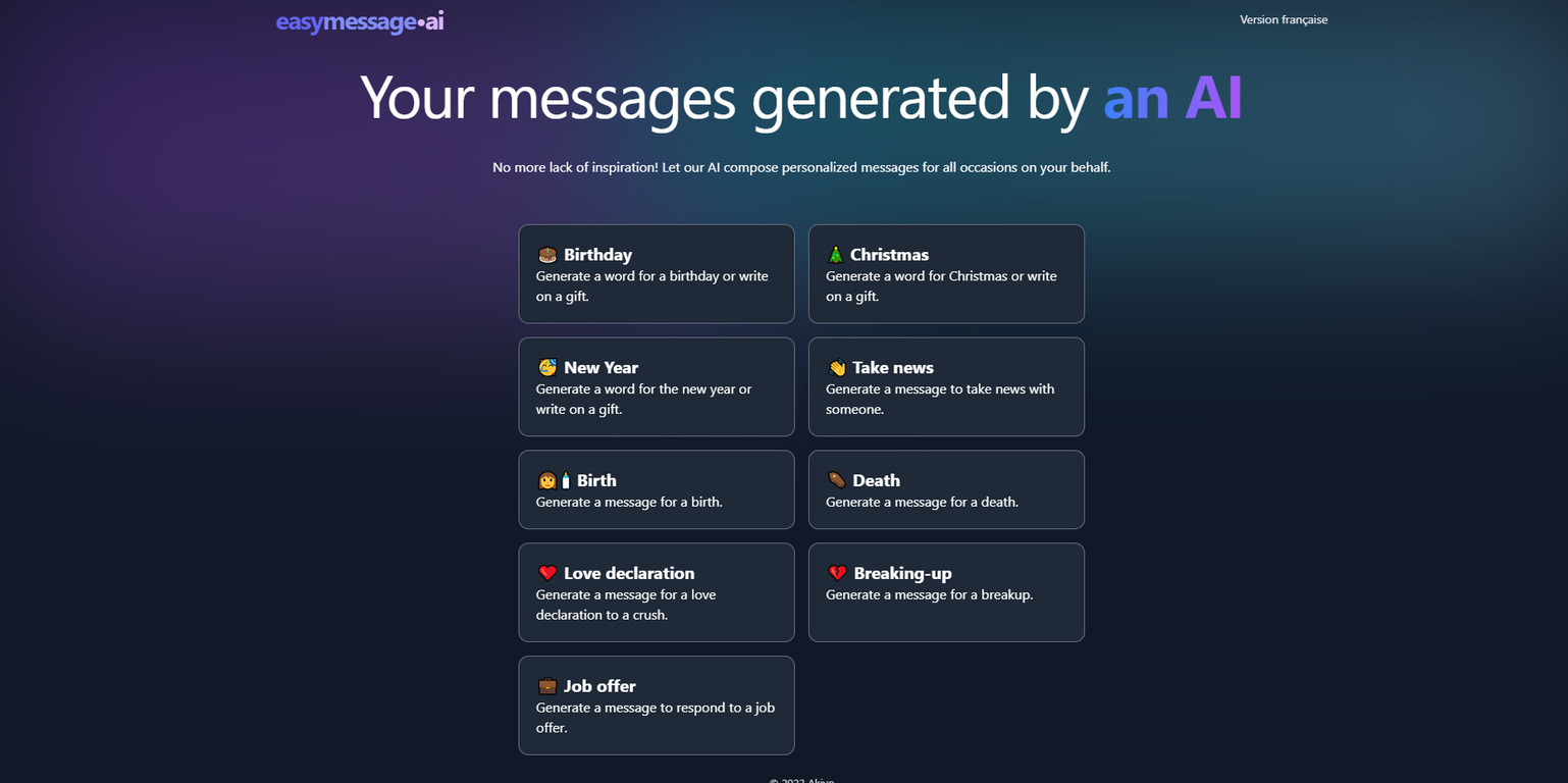 Easymessage screenshot