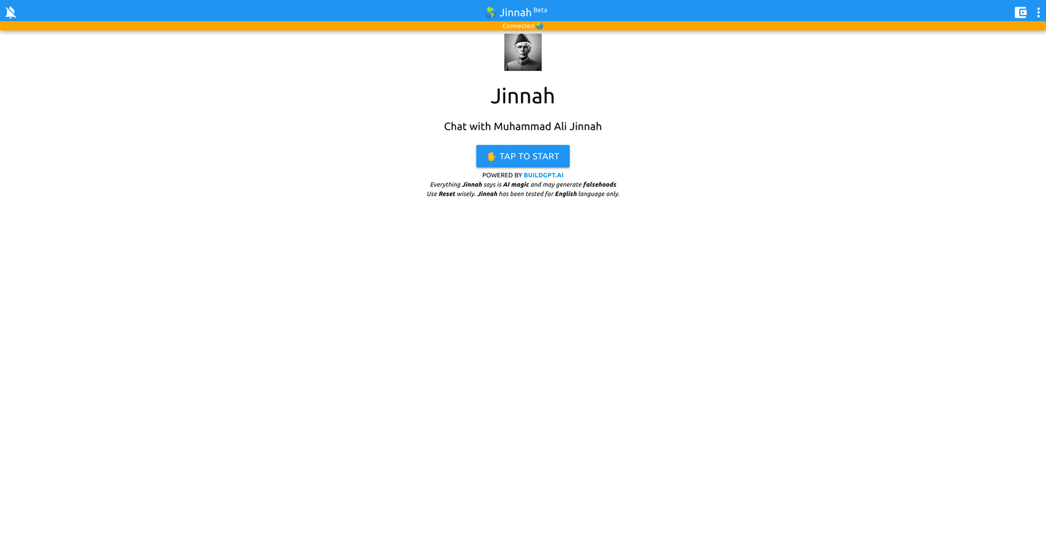 Chat with Jinnah screenshot