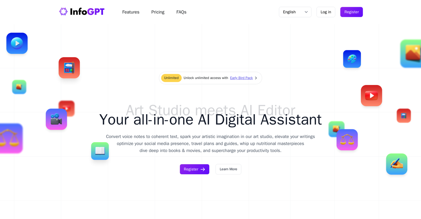 InfoGPT screenshot