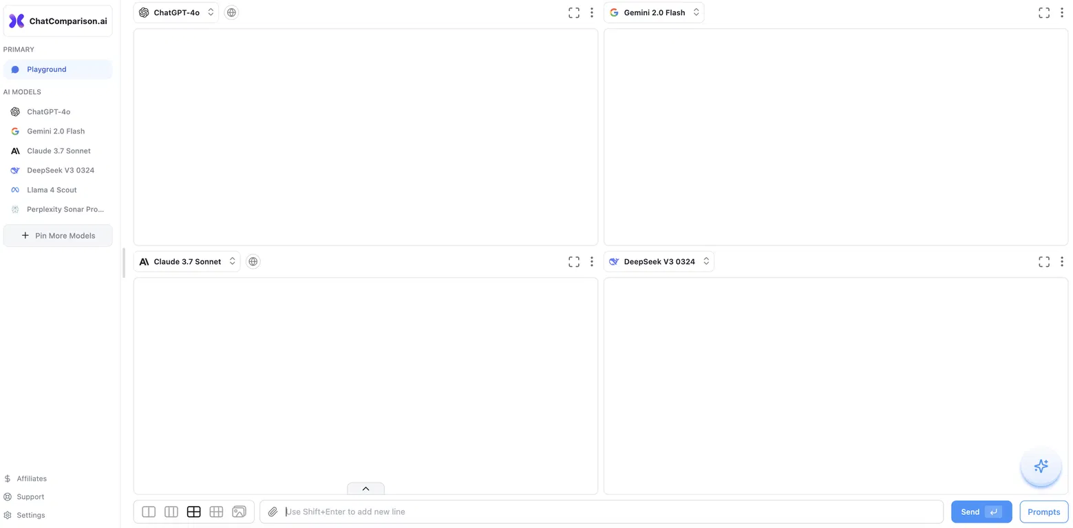 ChatComparison AI screenshot