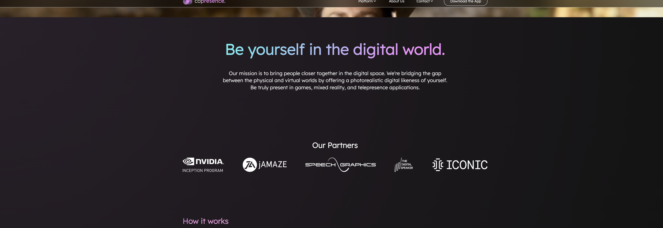 Copresence screenshot