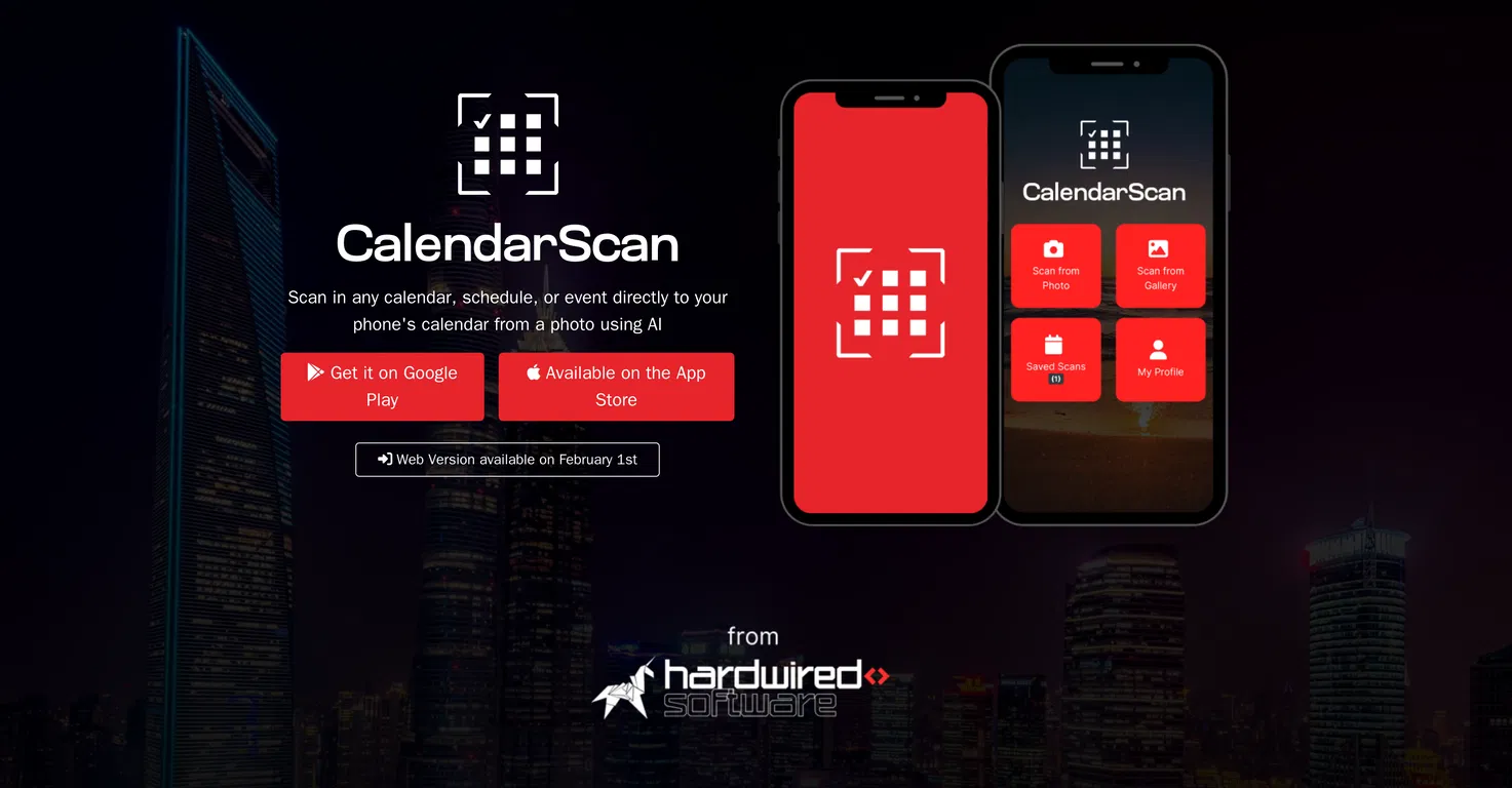 CalendarScan screenshot