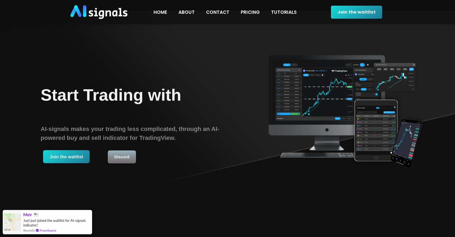 AI-signals screenshot