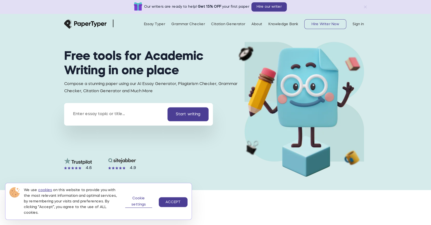 Essay Writer by Papertyper screenshot