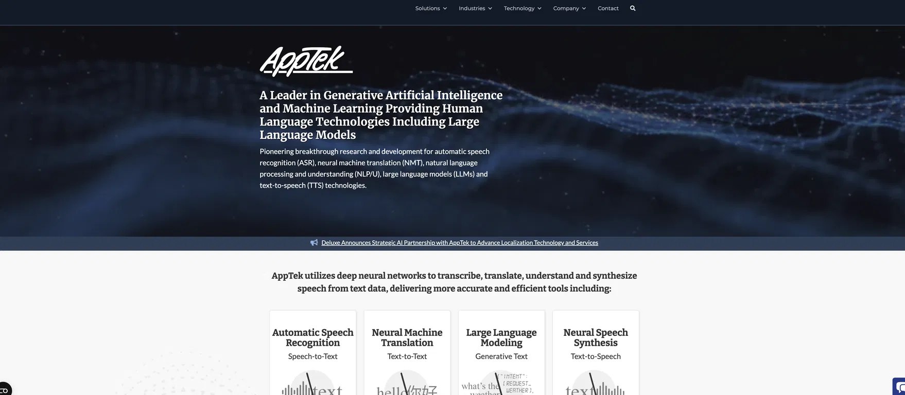 Apptek screenshot
