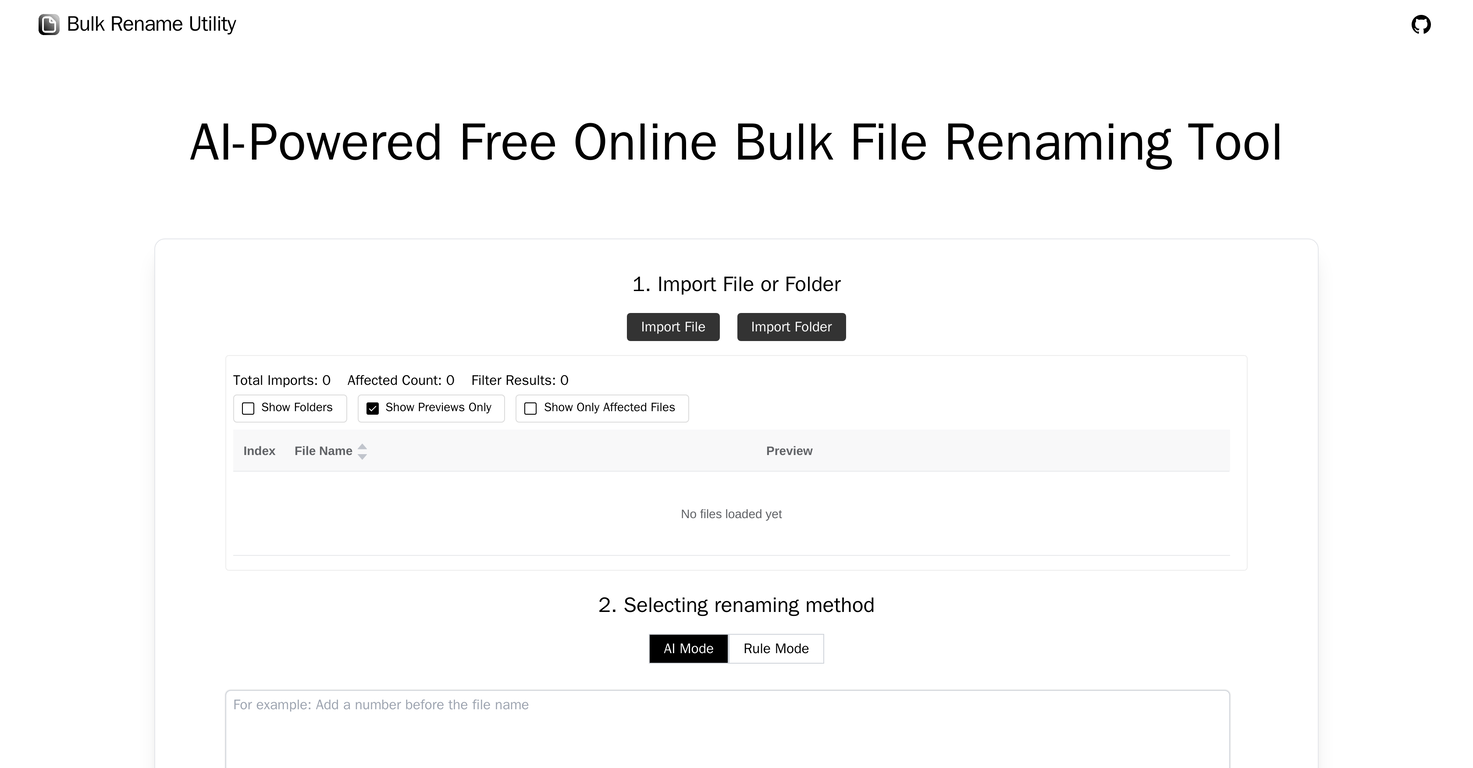 Bulk Rename Utility screenshot