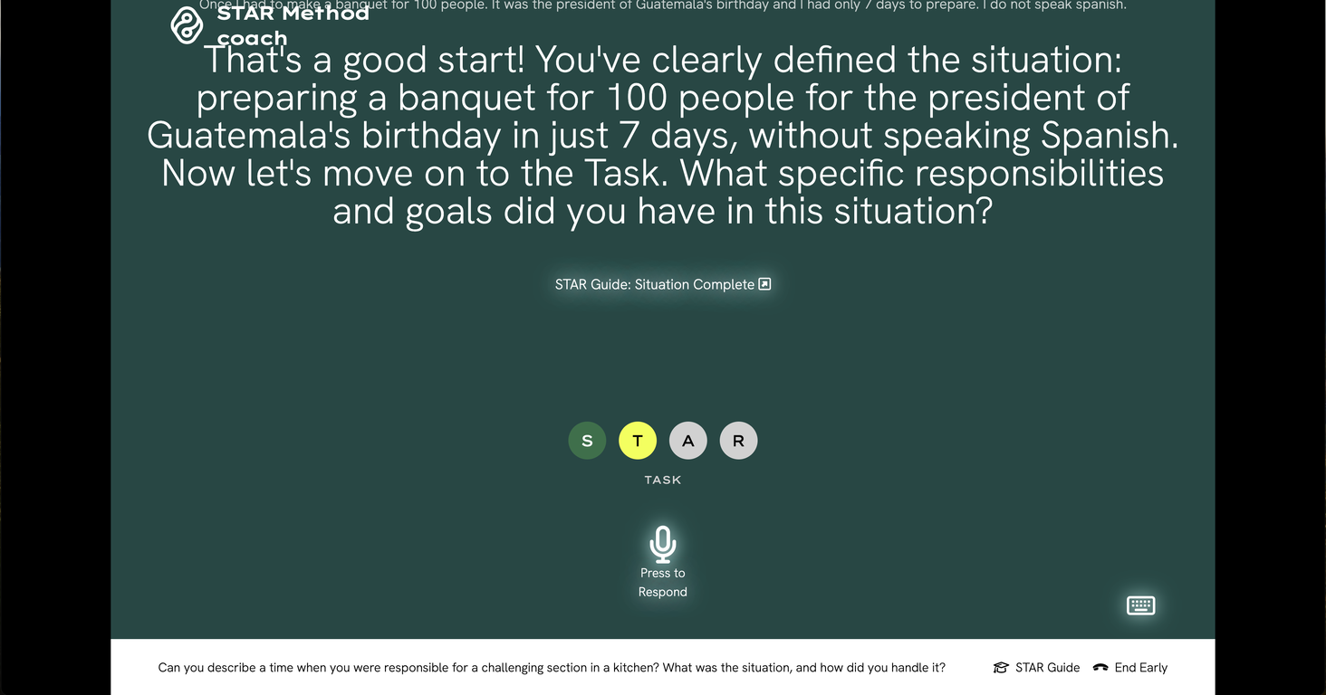 Star Method Coach screenshot