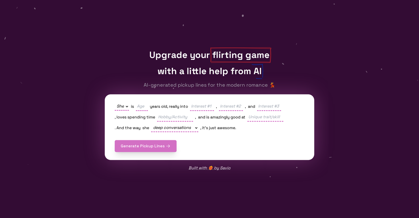Flirtify screenshot