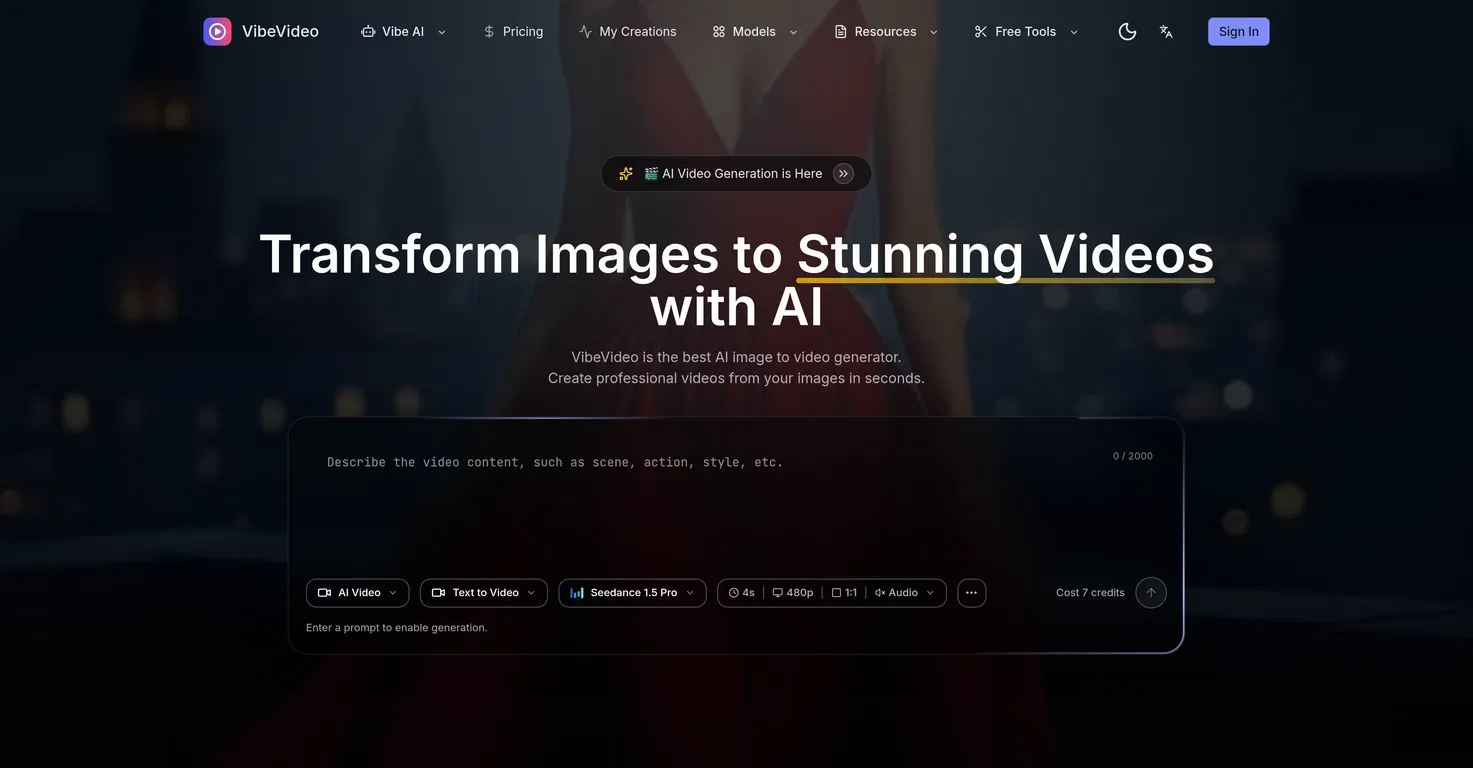 VibeVideo screenshot