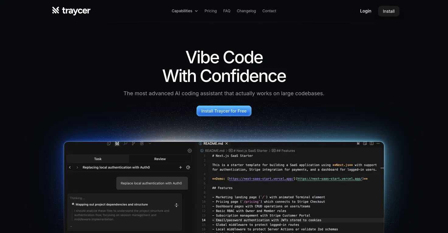 Traycer screenshot