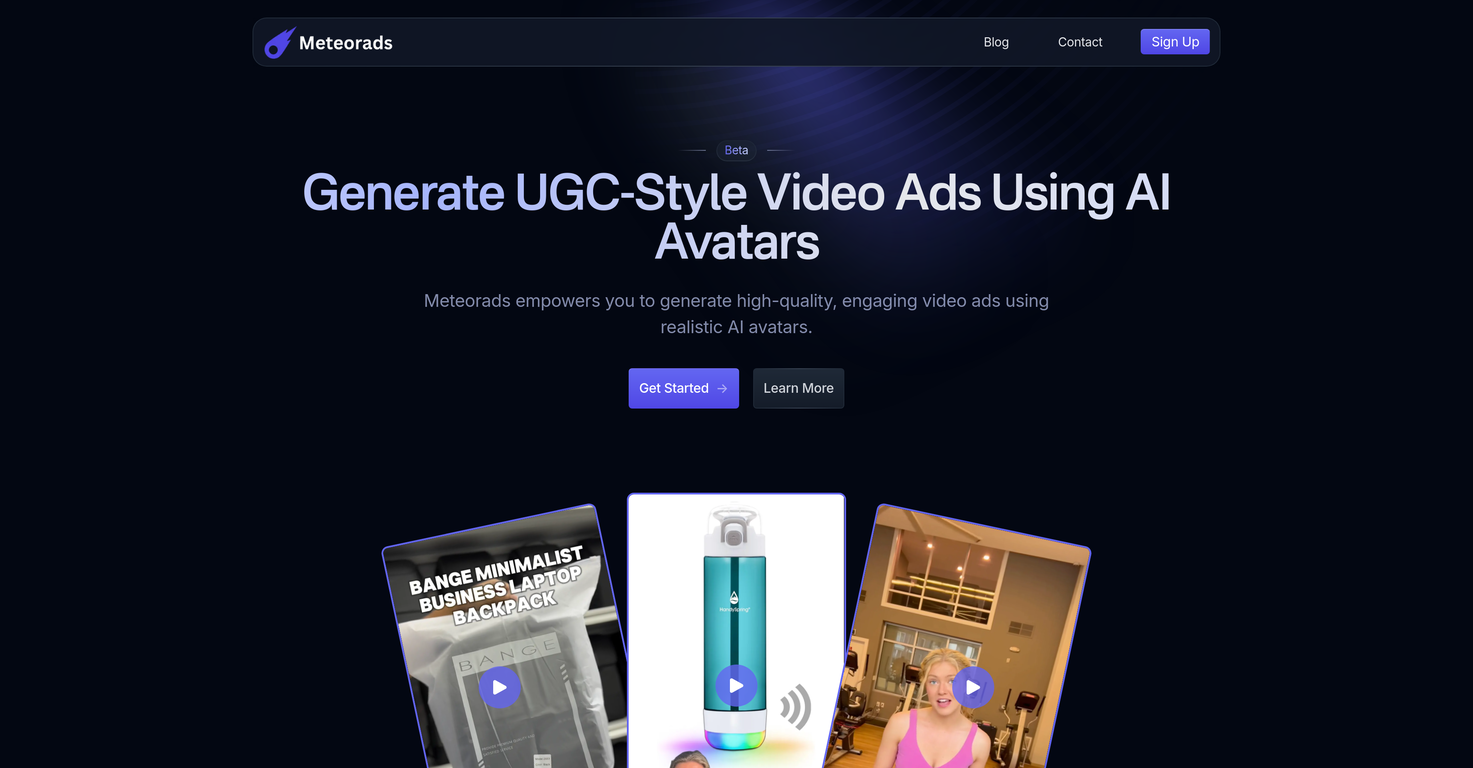 Meteorads screenshot
